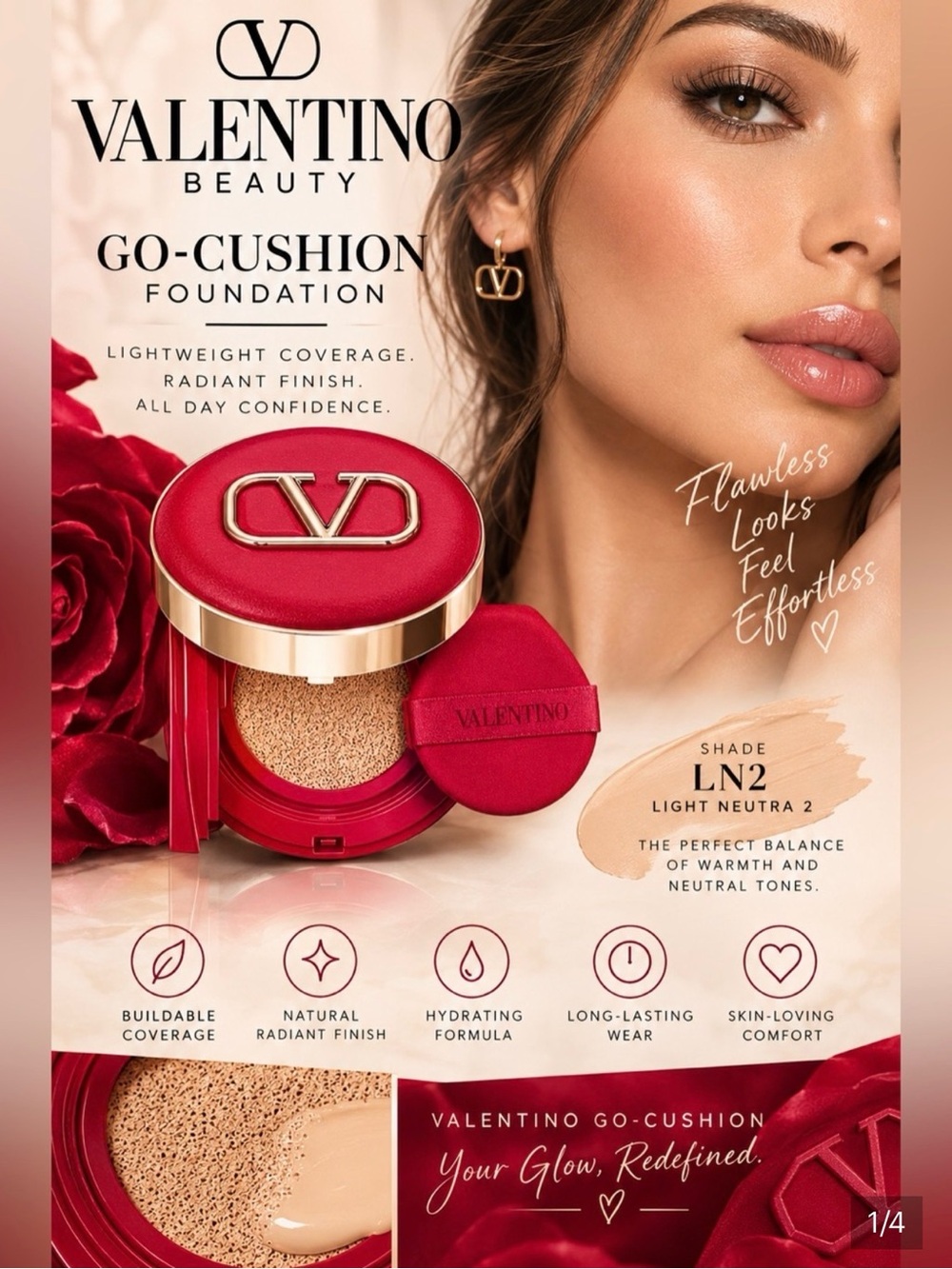 Valentino GO-Cushion Foundation Refill LN2 light-medium